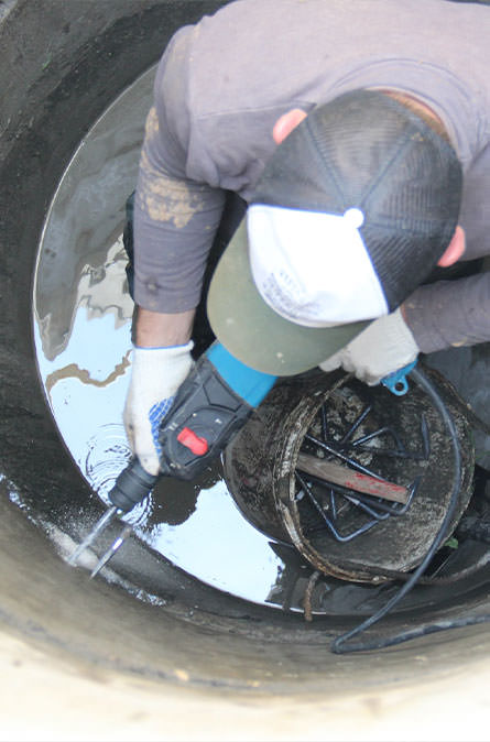 Как мы выполняем ремонт колодцев в Жуковском